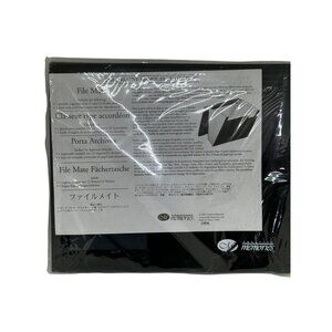 Creative Memories File Mate 1 Portable Organizer | 12 Tabs, 13 Divider Black NEW